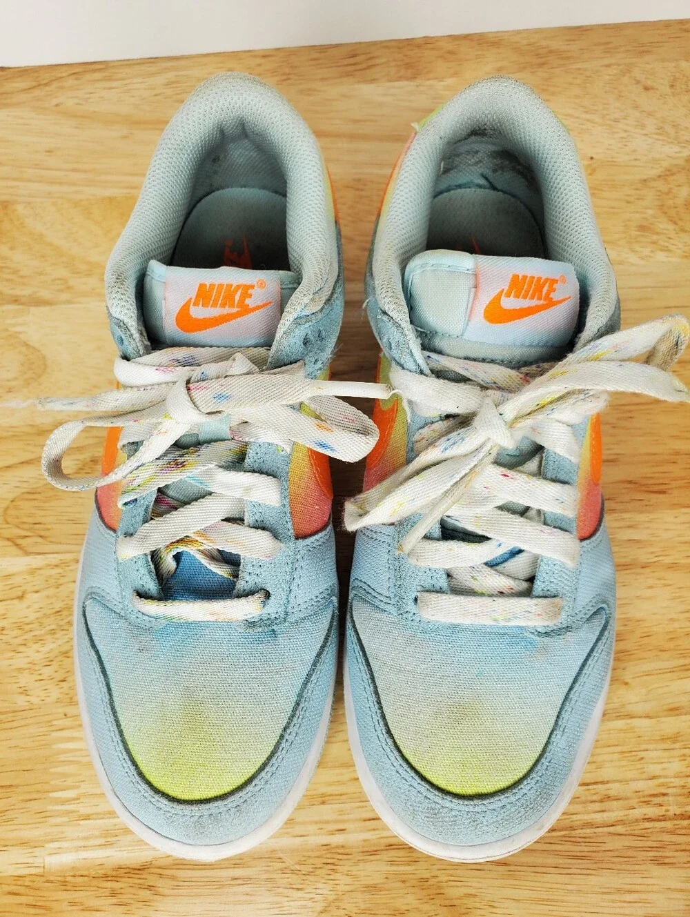 Nike Dunk Low BG Heat Map Glacier Blue GS Size 5.5Y HF4797 474